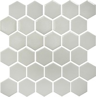 Фото Kotto Ceramica мозаика Hexagon H 6014 Light Grey 29.5x29.5