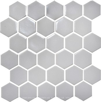 Фото Kotto Ceramica мозаїка Hexagon H 6019 Silver 29.5x29.5