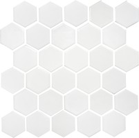 Фото Kotto Ceramica мозаїка Hexagon H 6024 White 29.5x29.5