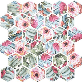 Фото Kotto Ceramica мозаїка Hexagon HP 6024 29.5x29.5