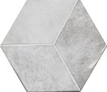 Фото Pamesa плитка мозаїчна Kingsbury Jubilee Hexagonos Blanco Compacglass 19.8x22.8
