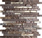 Фото Lantic Colonial мозаїка Treasures Bronze Emperador Strip 29.8x30.4 (L244000961)