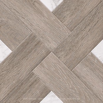 Фото Golden Tile декор Marmo Wood Cross темно-бежевий 40x40 (4VН870)
