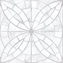 Фото Golden Tile плитка мозаїчна Mosaic Flower біла 30x30 (8F0750)