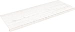 Фото Zeus Ceramica сходинка кутова з капіносом Ravello White права 34.5x90 (SZBXRV0BRB2)