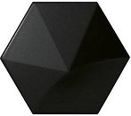 Фото Equipe Ceramicas плитка для стін Magical3 Oberland Black Matt 10.7x12.4 (24430)