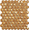 Фото Vidrepur мозаїка Magic Hex 49 D Gold 35x35