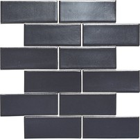 Фото Kotto Ceramica мозаїка Brick B 6022 Grafit Black 30x30