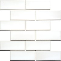 Фото Kotto Ceramica мозаика Brick B 6024 White 30x30