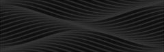 Фото Inter Cerama плитка настенная Black & White черная 25x80 (2580201082/P)