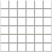Фото Ceramika Paradyz мозаїка пресована Altea Bianco 30x30 Куб 4.8x4.8