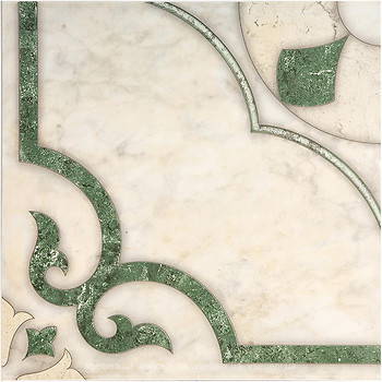 Фото Inter Cerama плитка для підлоги Castello зелена 43x43