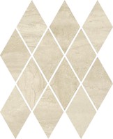 Фото Ceramika Paradyz мозаїка Silence Mozaika Romb Pillow Beige Mat 20.6x23.7