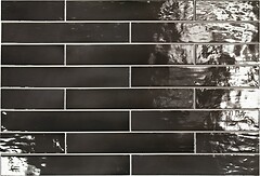 Фото Equipe Ceramicas плитка для стін Manacor Black 6.5x40