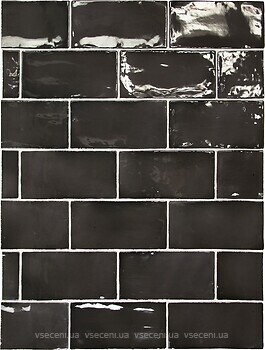 Фото Equipe Ceramicas плитка настенная Manacor Black 7.5x15