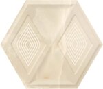Фото Ceramika Paradyz плитка для стін Illusion Beige Heksagon Struktura 17.1x19.8