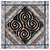 Фото Inter Cerama декор Etruscan серый 13.7x13.7