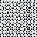 Фото Kotto Ceramica мозаика GM 410009 C2 Black/White 30x30
