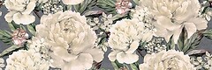 Фото Cersanit плитка настінна Gracia Grey Flower Satin 20x60