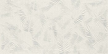 Фото Atlas Concorde плитка для стін 3D Wall Carve Leaf White 40x80