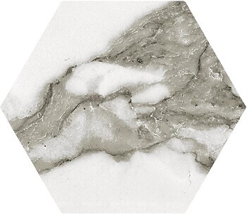 Фото Almera Ceramica плитка настенная Calacatta Majestic Hex Mat 20x23