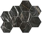 Фото Almera Ceramica плитка Marquina Black Hex Mat 20x23