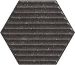 Фото Ceramika Paradyz плитка Space Dust Nero Heksagon Str. B 17.1x19.8