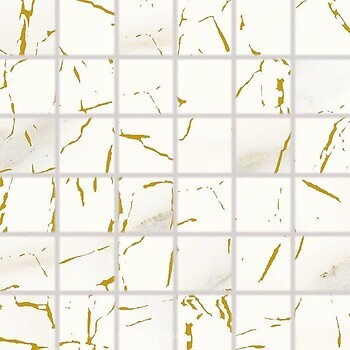 Фото Rako мозаїка Cava White Gold Glossy 30x30 (Wdm05831)