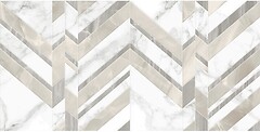 Фото Golden Tile плитка настенная Marmo Bianco шеврон 30x60 (MAB0151)