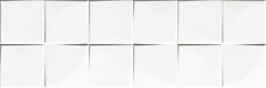 Фото Ceramika Konskie плитка White Glossy Quadra White 25x75