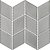 Фото Ceramika Paradyz мозаика Uniwersalna Mozaika Szklana Silver Rhombus 20.5x23.8