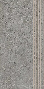 Фото Ceramika Paradyz сходинка пряма Authority Grey Stopnica Prosta Rekt Mat 30x60