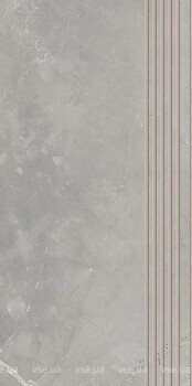 Фото Ceramika Paradyz сходинка проста Ritual Grey Stopnica Prosta Rekt Mat 30x60