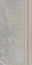 Фото Ceramika Paradyz сходинка проста Ritual Light Grey Stopnica Prosta Rekt Mat 30x60