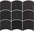 Фото Equipe Ceramicas плитка настенная Wave Black 12x12 (28842)