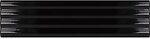Фото Equipe Ceramicas плитка настінна Costa Nova Onda Black Glossy RLV 5x20 (28483)