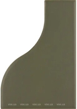 Фото Equipe Ceramicas плитка настінна Curve Green Matt 8.3x12 (28862)