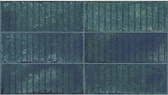 Фото Porcelanosa плитка настенная Vetri Blue Brick Deco 33.3x59.2
