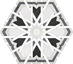 Фото Monopole Ceramica декор Radiant Black 20x24