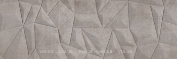 Фото Allore Ceramica плитка настенная Concrete Grey M/STR R Satin 30x90