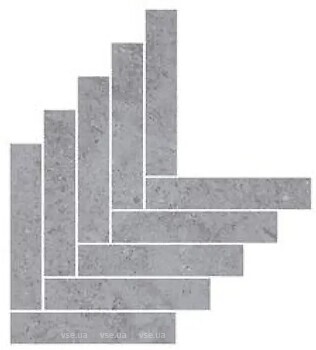 Фото Ragno ceramica мозаика Kalkstone Mosaico Freccia Grey 44x61 (Ranw)