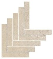 Фото Ragno ceramica мозаїка Kalkstone Mosaico Freccia Sand 44x61 (Ranu)