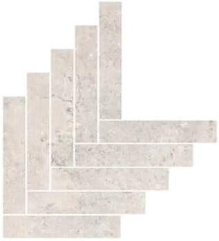 Фото Ragno ceramica мозаїка Kalkstone Mosaico Freccia White 44x61 (Rant)