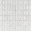Фото Ragno ceramica плитка настінна Gleeze Bianco Struttura Egg 3D 10x10 (R8Gs)