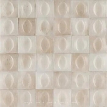 Фото Ragno ceramica плитка настінна Gleeze Beige Struttura Egg 3D 10x10 (R8Gt)