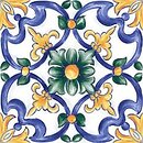 Фото Ragno ceramica плитка Amuri Decoro Maiolica Tappeto 3 Glossy 20x20 (Rc8J)