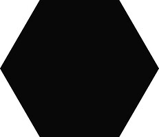 Фото Keros плитка Element Negro Hexa 23x27