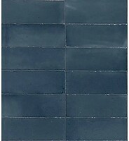 Фото Marazzi плитка настінна Rice Blue Lux 7.5x20 (M969)