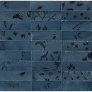 Фото Marazzi декор Rice Decoro Leaf Blue Lux 5x15 (M96W)