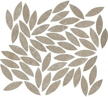 Фото Marazzi мозаїка Mystone Limestone Mosaico Foglie Taupe Rett 34x38 (M8LT)